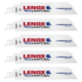 Lenox® Lazer®/POWER BLAST™ Technology 1" X .042" X 6" Bi-Metal Reciprocating Saw Blade 18 Teeth Per Inch