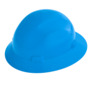 SureWerx™ Blue Jackson Safety® Advantage HDPE Full Brim Vented Hard Hat With Ratchet/4 Point Easy Dial Ratchet Suspension