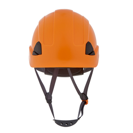 SureWerx™ Orange Jackson Safety® CH-300 HDPE Non-Vented Climbing Helmet With Ratchet/6 Point Easy Dial Ratchet Suspension