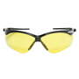 Jackson Safety® Jackson® SG Black Safety Glasses With Amber Anti-Scratch Lens