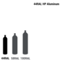 10PPM Hydrogen Sulfide, 50PPM Carbon Monoxide, 2.5% Methane, 18% Oxygen, Balance Nitrogen Certified Reference Material, 44 Liter Portable Refilable Aluminum High Pressure Cylinder, CGA C10