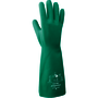 SHOWA® Size 11 Green Cotton Flock Lined 15 mil Nitrile Chemical Resistant Gloves