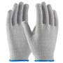 Protective Industrial Products 2X Gray CleanTeam® Light Weight Carbon | Nylon Inspection Gloves With Knit Wrist Cuff