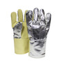 National Safety Apparel® Regular 14" Yellow/Aluminized 50 Ounce Thermobest™ Heat Resistant Gloves With Goldenbest™ Cuff, Wool Lining, And Wing Thumb