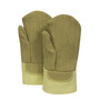 National Safety Apparel® Regular 14" Brown 99 Ounce PBI/DuPont™ Kevlar® Heat Resistant Gloves With Thermobest™ Cuff, Wool Lining, And Wing Thumb