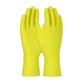 Protective Industrial Products Large Yellow Grippaz™ Jan San 6 mil Nitrile Extended Use Gloves (48 Gloves Per Bag)