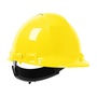 Protective Industrial Products Yellow Dynamic® Whistler™ HDPE Cap Style Hard Hat With Wheel/4-Point Ratchet Suspension