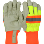 Protective Industrial Products Size X-Large Hi-Viz Yellow PIP® Pigskin 3M™ Thinsulate Lined Cold Weather Gloves