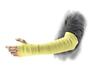Ansell 14" Hi-Viz Yellow HyFlex® 10 Gauge Kevlar® A3 ANSI Level Cut Resistant Sleeve With Elastic Top Closure