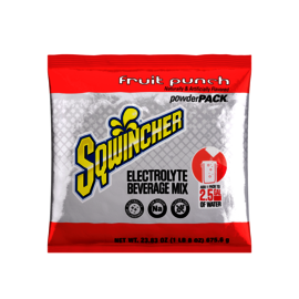 Sqwincher® 23.83 Ounce Fruit Punch Flavor Powder Concentrate Package Electrolyte Drink (32 per Case)