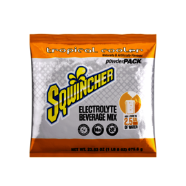 Sqwincher® 23.83 Ounce Tropical Cooler Flavor Powder Concentrate Package Electrolyte Drink (32 per Case)