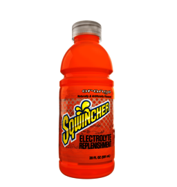 Sqwincher® 20 Ounce Orange Flavor Ready to Drink Bottle Electrolyte Drink (24 per Case)