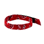 Ergodyne Red Chill-Its® 6705 Cotton/Polymer Headband/Bandana