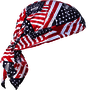 Ergodyne Red, White And Blue Chill-Its® 6710CT Cotton/PVA Hat