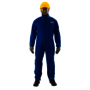 Ansell Medium Blue AlphaTec® Breathable FR Chemical Protective Clothing With Stitched/Taped Seam