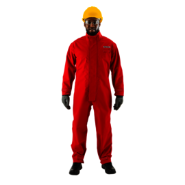 Ansell 2X/Tall Red AlphaTec® Breathable Chemical Protective Clothing With Stitched/Taped Seam