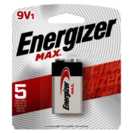 Energizer® Max® 9 Volt Battery (1 Per Package)