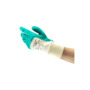 Ansell Size 7 ActivArmr® Green Nitrile 3/4 Dip Coated Work Gloves With Interlock Cotton Liner And Knit Wrist