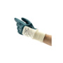 Ansell Size 7 ActivArmr® Blue Nitrile 3/4 Dip Coated Work Gloves With Interlock Cotton Liner And Knitwrist Cuff