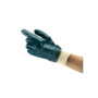 Ansell Size 9 ActivArmr® Blue Nitrile Fully Coated Work Gloves With Interlock Cotton Liner And Knit Wrist