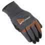 Ansell Size Medium ActivArmr® Gauge 15 Black Foam Nitrile Palm Coated Work Gloves With Nylon Liner And Knitwrist Cuff