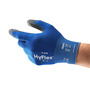Ansell Size 6 HyFlex® Gauge 18 Black Polyurethane Palm Coated Work Gloves With Nylon Liner And Knit Wrist