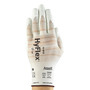 Ansell Size 6 HyFlex® Gauge 18 White Foam Nitrile Palm Coated Work Gloves With Nylon Liner And Knitwrist Cuff