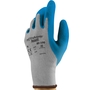 Ansell Size 8 ActivArmr® Gauge 10 Blue Natural Latex Rubber Palm Coated Work Gloves With Cotton And Polyester Liner And Knitwrist Cuff