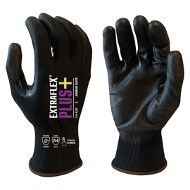 Armor Guys Small Extraflex® Plus Polyurethane Palm Coated Work Gloves With Liner And Knit Wrist Cuff