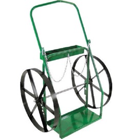 Anthony Welded Products 2 Cylinder Cart With 24" X 2" Steel Wheels And Ergonomic Handle