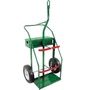 Anthony Welded Products 2 Cylinder Cart With 16" X 4" Pneumatic Wheels And Continuous Handle