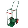 Anthony Welded Products 2 Cylinder Cart With 10" X 1 3/4" Solid Rubber Wheels And Continuous Handle