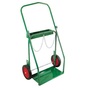 Anthony Welded Products 2 Cylinder Cart With 14" X 1 3/4" Solid Rubber Wheels And Ergonomic Handle