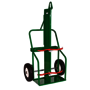 Sumner Manufacturing Company 2 Cylinder Cart With Flat Free Wheels And Curved Handle