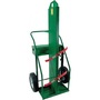 Anthony Welded Products 2 Cylinder Cart With 24" X 2" Steel Wheels And Continuous Handle