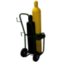 Saf-T-Cart Dual Cylinder Cart With Rubber/Semi-Pneumatic Wheels And Continuous Handle (Includes Firewall)
