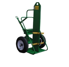 Saf-T-Cart Cylinder Cart With Pneumatic Wheels And Continuous Handle