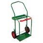 Anthony Welded Products 2 Cylinder Cart With 10" X 1 3/4” Solid Rubber Wheels And Ergonomic Handle