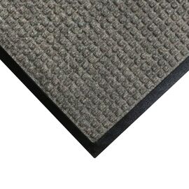 M+A Matting 3' X 10' Gray Needle Punched PET/SBR Rubber WaterHog® Classic Floor Mat