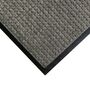 M+A Matting 3' X 10' Gray Needle Punched PET/SBR Rubber WaterHog® Classic Floor Mat