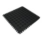 M+A Matting 18" X 18" Black Nitrile Rubber Hog Heaven® III Drainable Modular Tiles Floor Mat