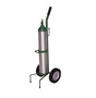 Saf-T-Cart 1 Cylinder Cart With Semi-Pneumatic Wheels And Bent Handle