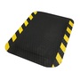 RADNOR™ 4' x 6' Black And Yellow Nitrile Rubber Hog Heaven® 5/8" Floor Mat