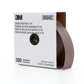 3M™ 1.0" X 150.0' 320 Grit Aluminum Oxide Roll