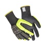 Honeywell 2X Black/Yellow Rig Dog™ 13 Gauge Polyester, HPPE, Steel/Glass Fiber Anti-Impact Gloves With Knit Wrist And Nitrile Coating