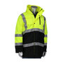 Protective Industrial Products Small Hi-Viz Yellow Polyester Rain Jacket