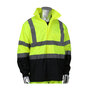 Protective Industrial Products Large/X-Large Hi-Viz Yellow Viz™ 150 Denier Ripstop Rain Coat
