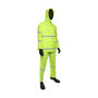Protective Industrial Products Large Hi-Viz Yellow Viz™ 0.35 mm Polyester/PVC Rain Suit