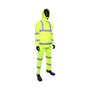 Protective Industrial Products Medium Hi-Viz Yellow Viz™ Polyester/PU Rain Suit