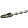 Saint-Gobain Abrasives Inc. 1/2" X 1 3/16" Ball Nose Cone Double Cut Tungsten Carbide Burr
